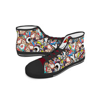 400. New High-top Canvas Shoes - Tongue Printable - Cupy