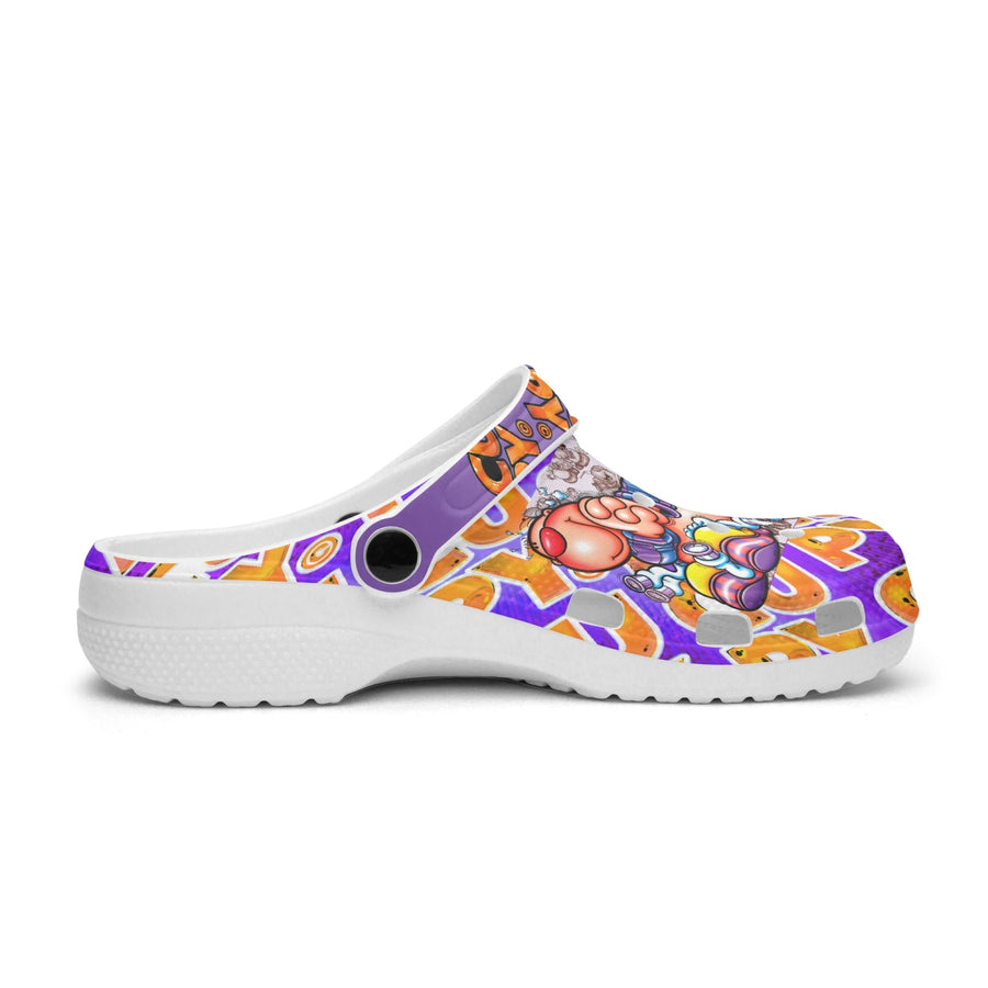 413. All Over Printed Clogs - Cupy