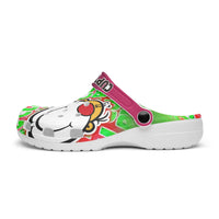 413. All Over Printed Clogs - Cupy