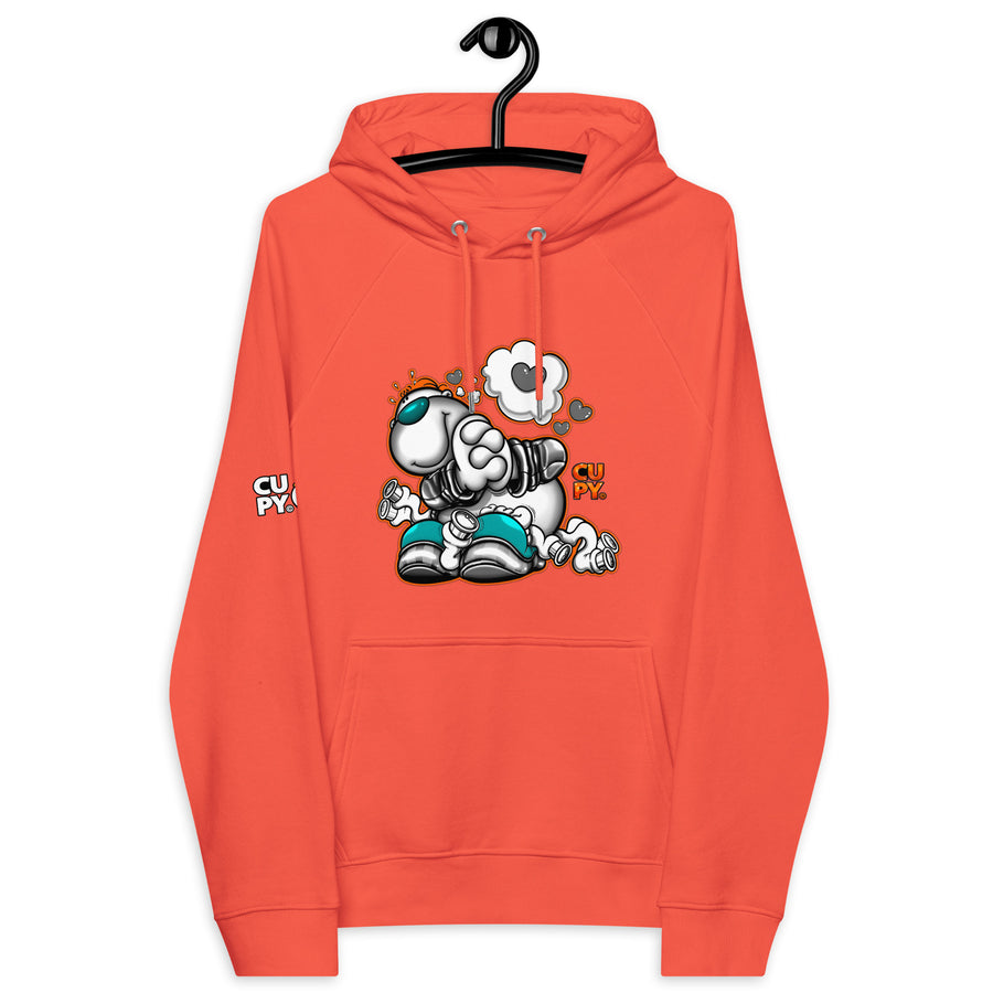 CUPY unisex eco raglan hoodie 3 - Cupy