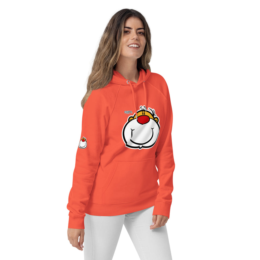 CUPY unisex eco raglan hoodie 2 - Cupy