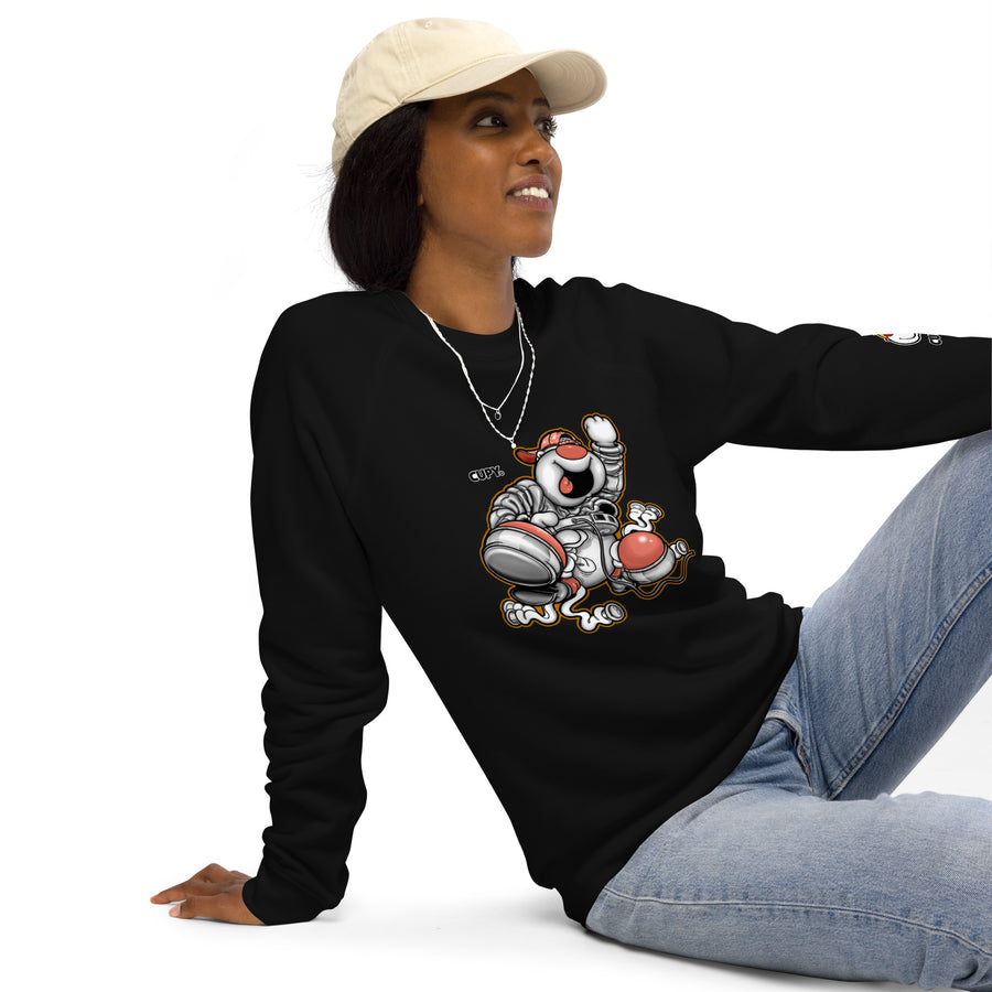 CUPY unisex organic raglan sweatshirt 1 - Cupy