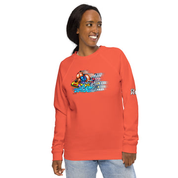 Unisex organic raglan sweatshirt - Cupy