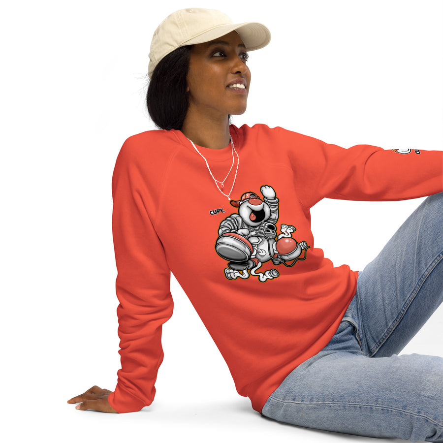 CUPY unisex organic raglan sweatshirt 1 - Cupy