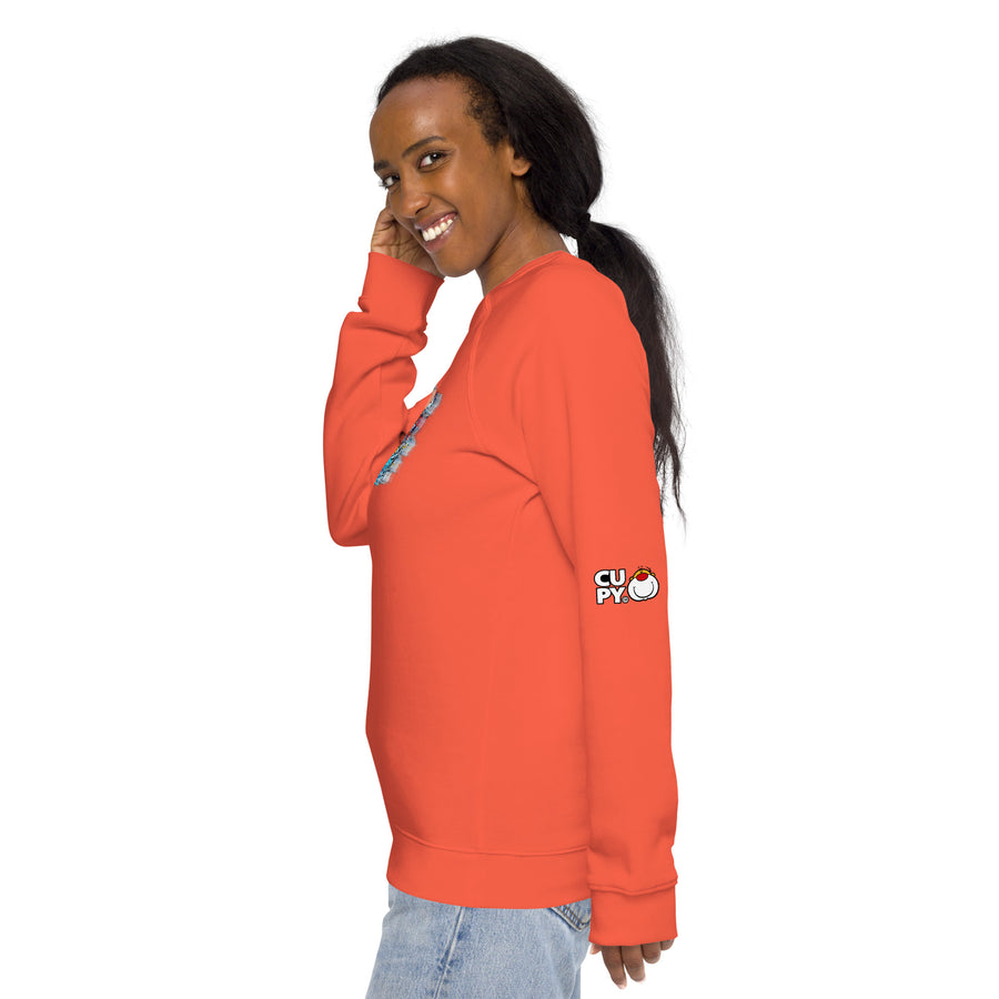 Unisex organic raglan sweatshirt - Cupy