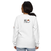 Unisex organic raglan sweatshirt - Cupy